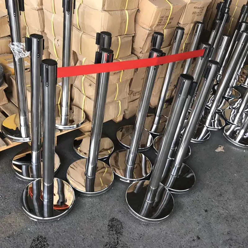 
Оптовая продажа очереди из нержавеющей стали на подставке с перилами втягивающийся ремень безопасности 