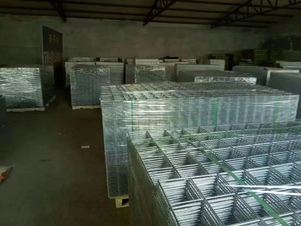 1.8mm - 6mm  Diameter GI  Welded Wire Mesh Panel for Construction Building