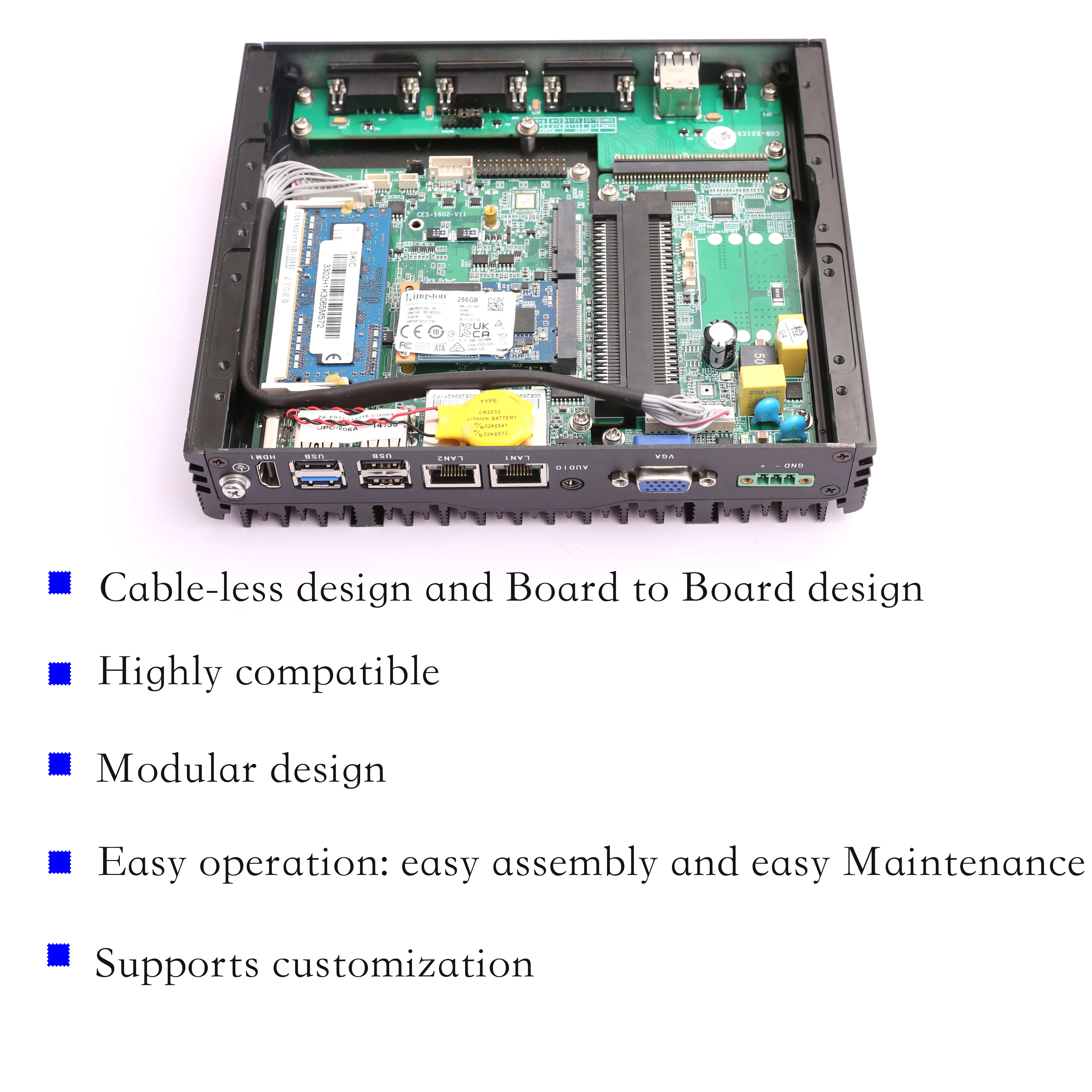 Fanless All In One Computer Touch Screen Aio Industrial Panel Monitor Pc For Industrial With Rs232