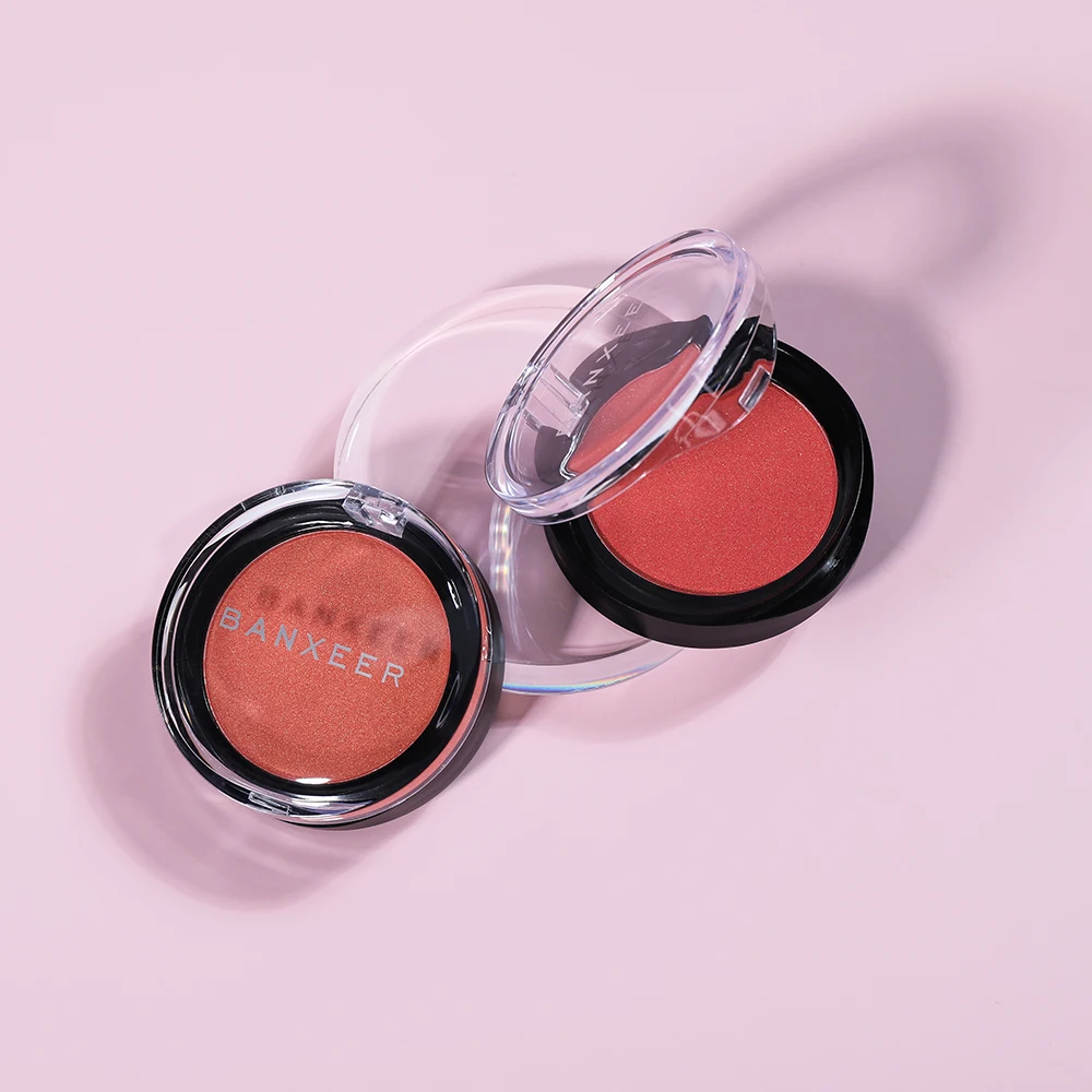 BANXEER Cheek Blusher Long Lasting Face Blush Powder HD Nude Vibrant Blush 6 Colors Brand Wholesale