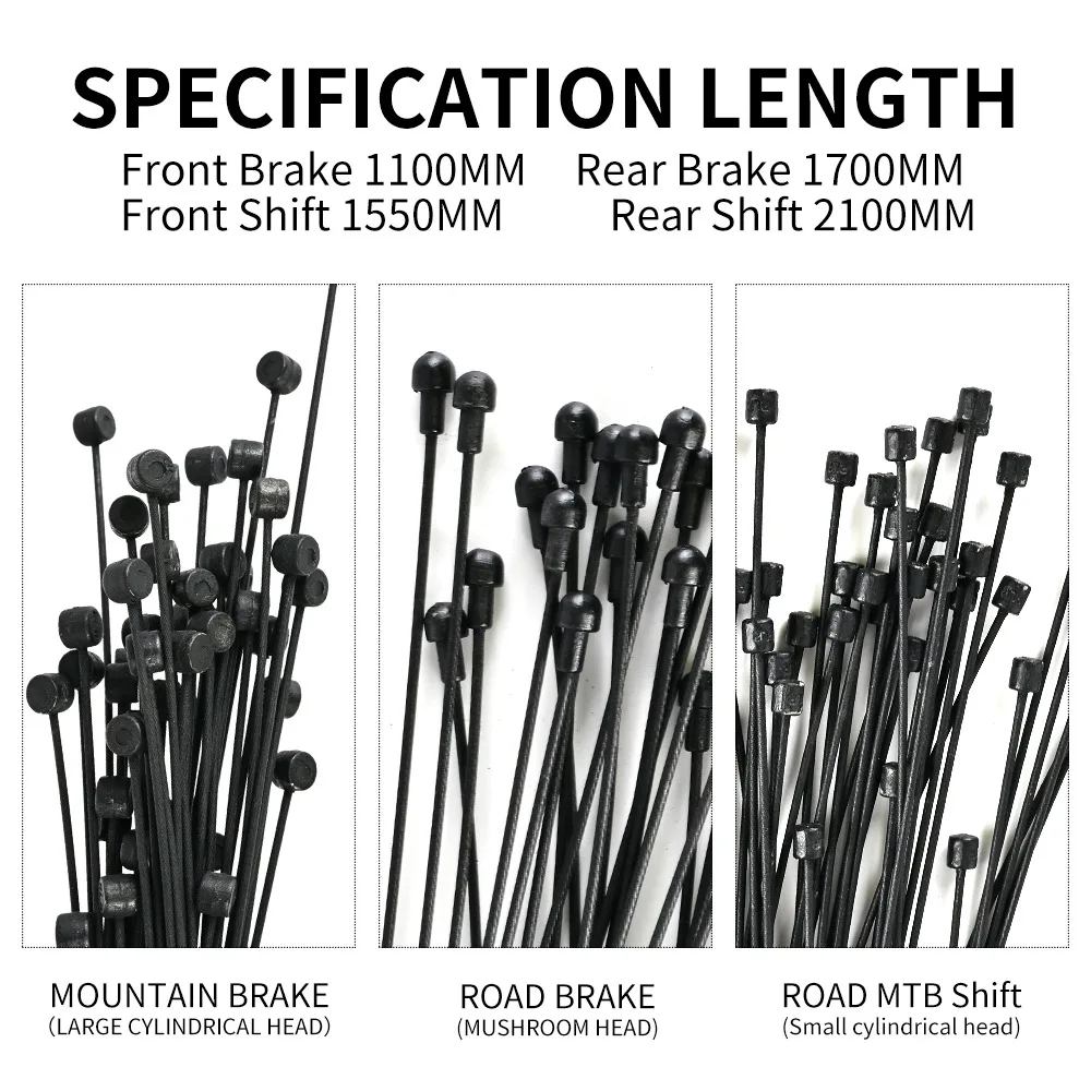 2023 Latest Mountain bike road bike Teflon line core front and rear brake line bike shift line