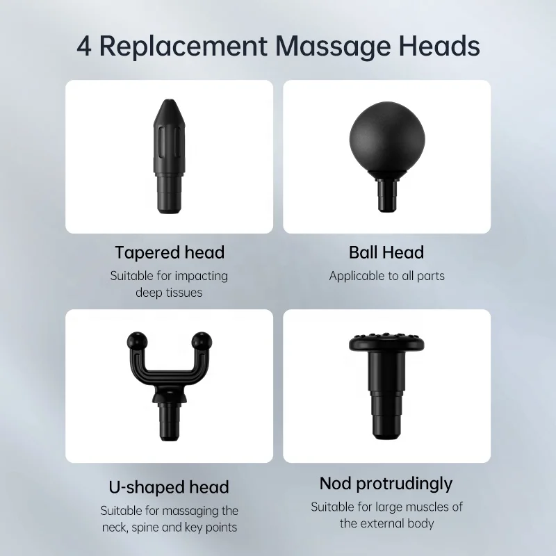 Leercon Percussion Deep Tissues Muscle with Portable Electric Handheld Body Massager for Back Neck Pain Relief Mini Massage Gun