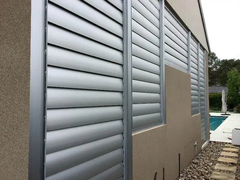 Manual Aluminum Shutter Extruded Aluminum Shutter Blade Louver Security Shutter