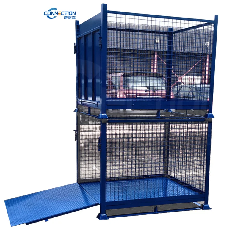 Стальная складная металлическая корзина для поддонов