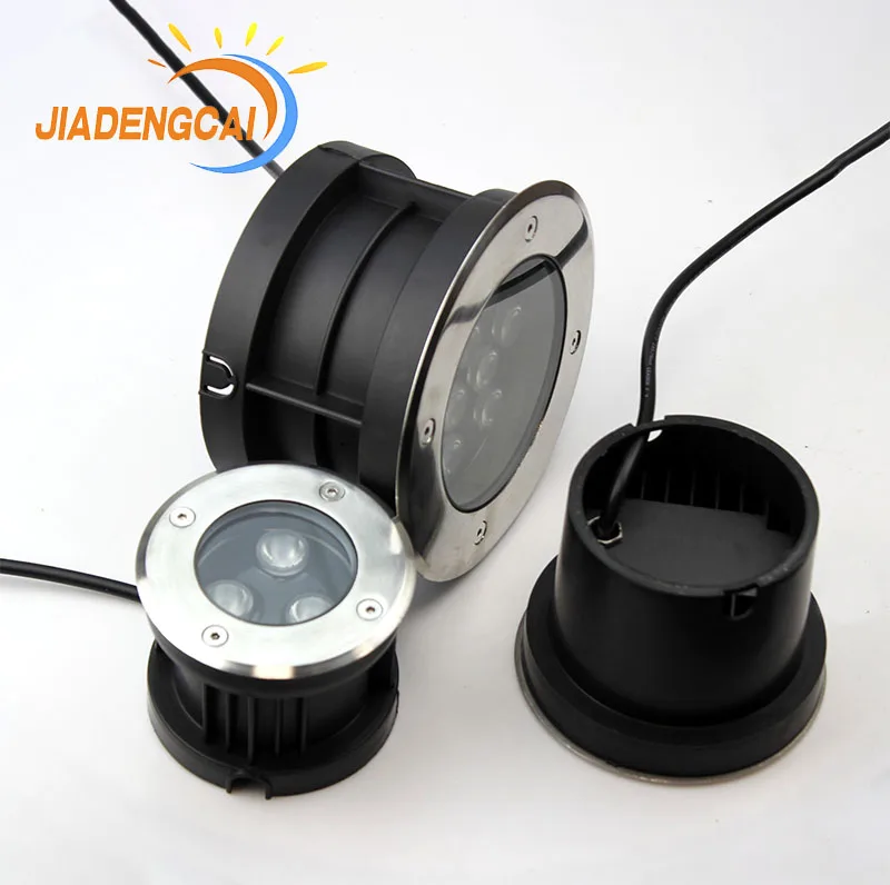 outdoor led focus recessed spotlight IP67 1W 3W Waterproof LED Deck Step Stair Underground ground Garden Light Wall Floor Lamp