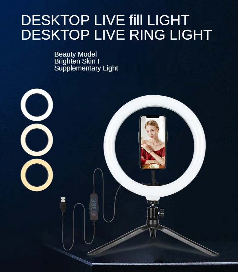 youtube video lphotography 10inch selfie LED ring light with tripod stand  ring light for sale  phone holder