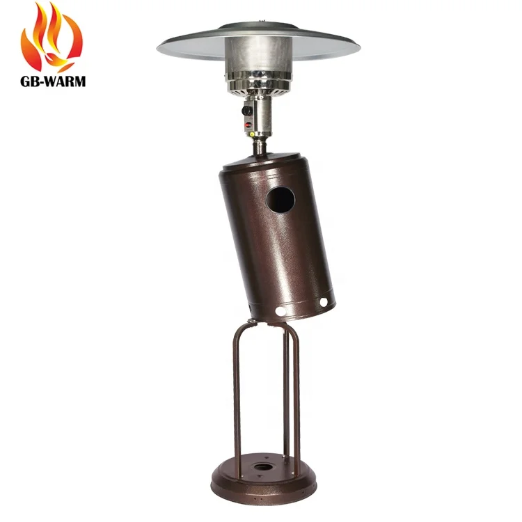 Patio Heater Gas in Hammered Golden Mushroom Gas Patio Heater Outdoor stove gas cylinder