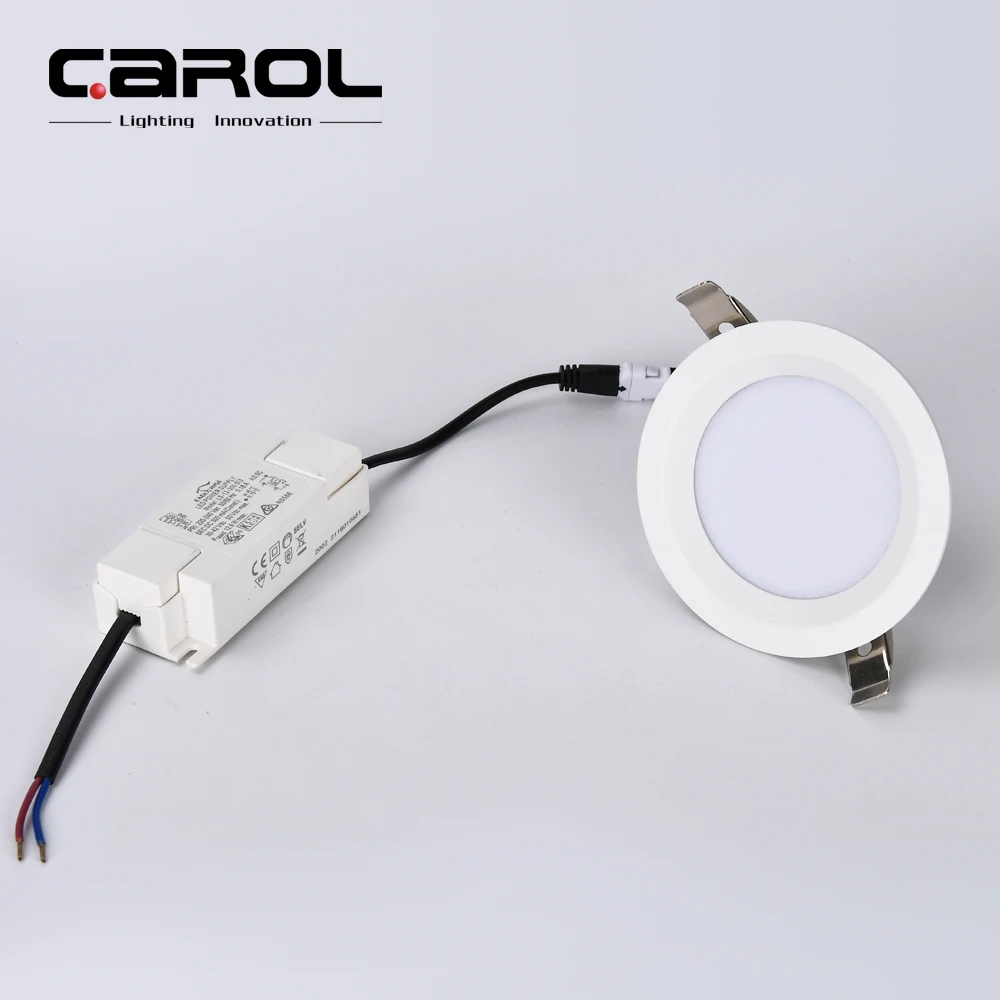 Carol 5 years warranty good quality ceiling spotlight 7w 30w recessed led downlight lamp cct adjustable 12 watt smd down light