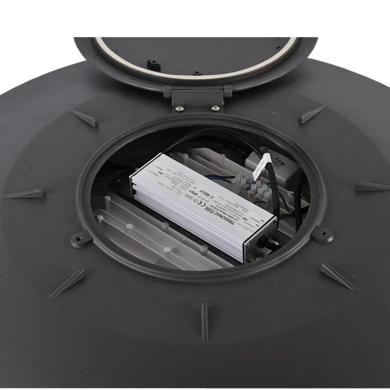 Aluminum outdoor landscape lighting Led Post Top Garden Light 30w 40w 50w Parking Lot Outdoor Circular Area Light Fixture