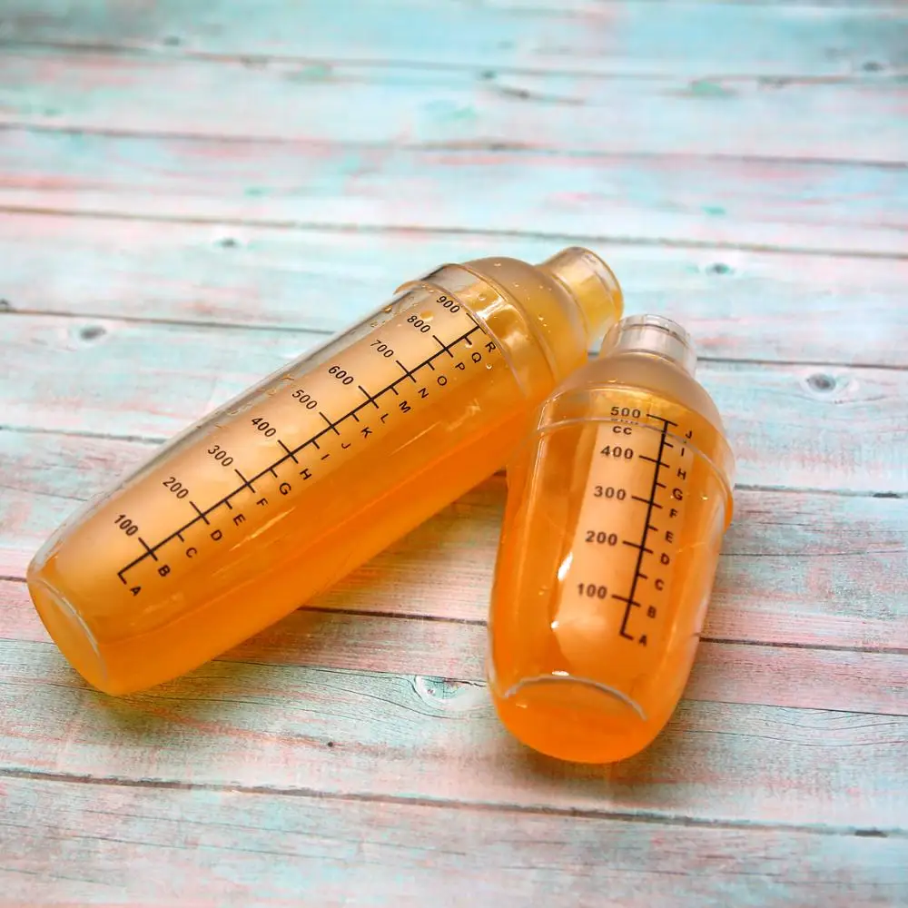 PC Plastic Clear Transport Easy to use Bar Tool For Wine 530ML CC Cocktail Shaker