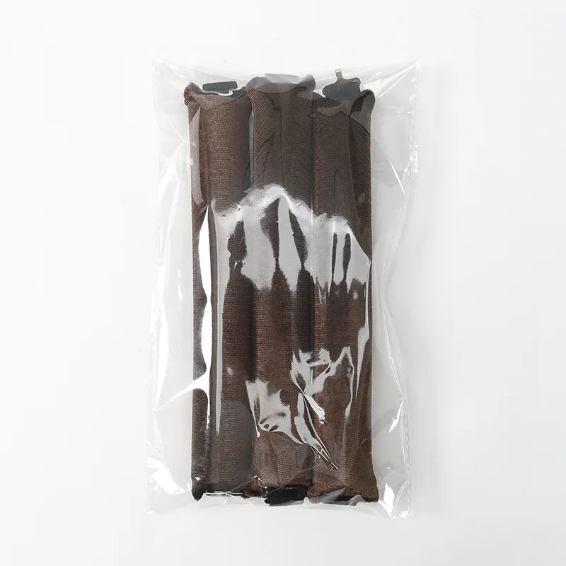 Custom 8 Colors Brown Rods Soft Sleeping Overnight Blowout Rods Curls Heatless Hair Curler With Headband Wrap For All Hair Types