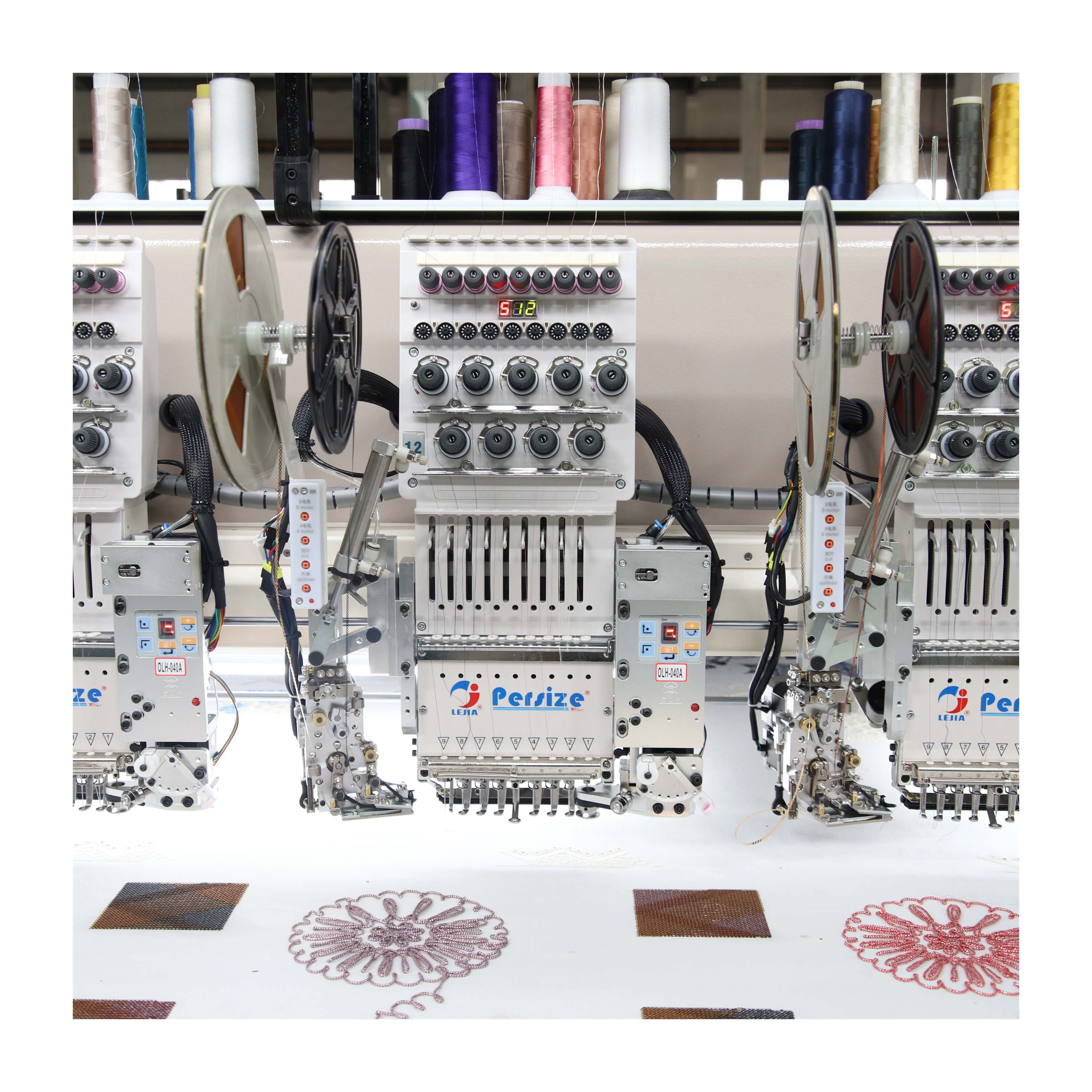 LEJIA Computerized Tuft Stitch Embroidery Machine 12 head  embroidery machine