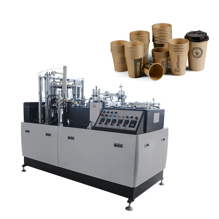 New Production Line Factory Price Single Layer Manufacturer Automatic Paper Cup Making Machine  Biodegradable Kraft Paper Cup