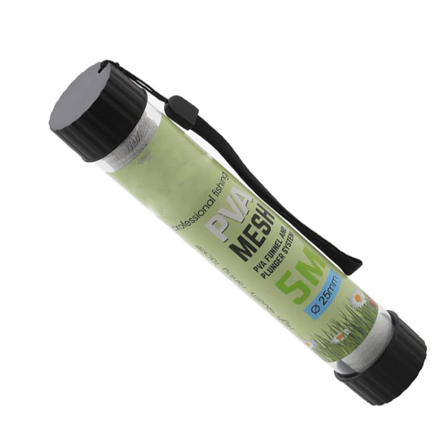25mm/37mm/44 mm Carp Fishing PVA mesh refill stocking for bait rig with funnel and plunger