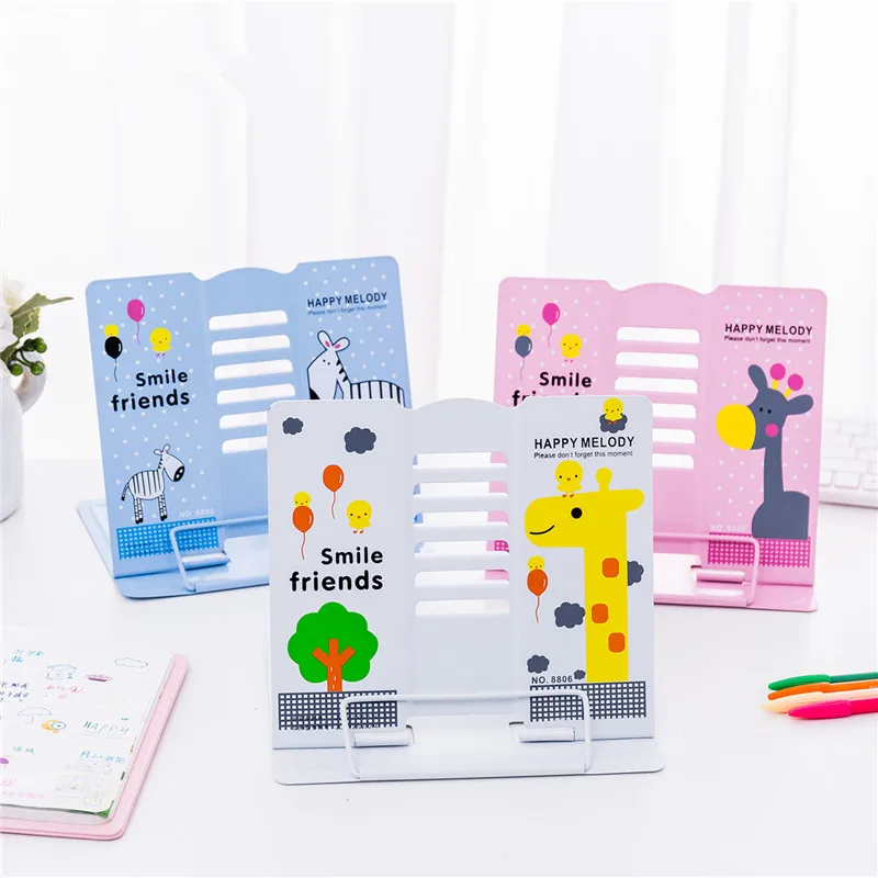 Reading Children Study Rest Metal Adjustable Folding Holder Bookshelf Desktop Reading Book Stand