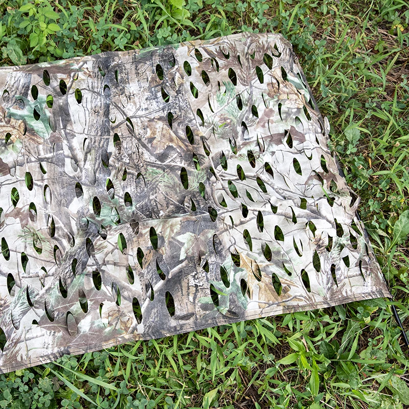 Durable Quick to Install  Customizable Camouflage Mesh Hunting Turkey Blind