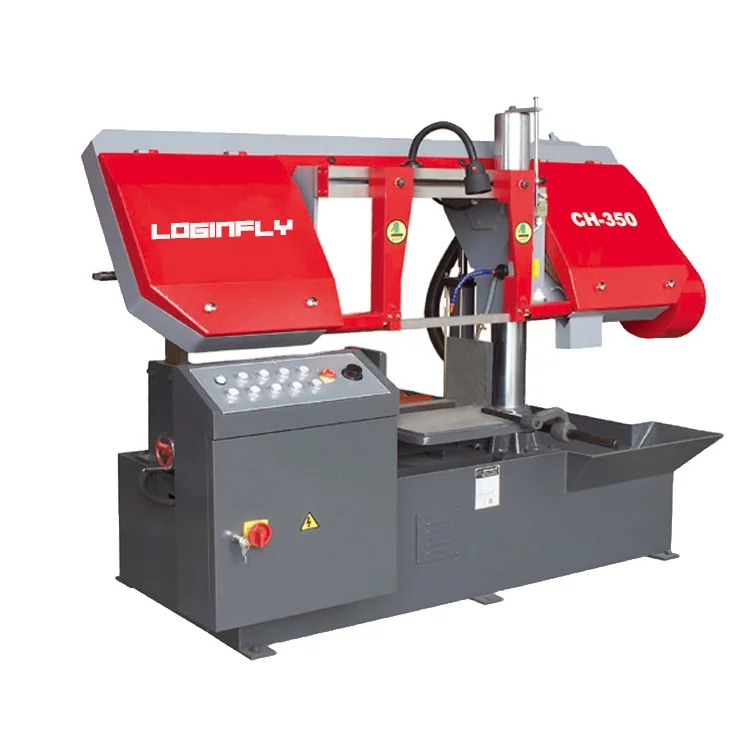 Round Rectangle Manual Feed Metal Automatic Band Saw For Metal Cutting