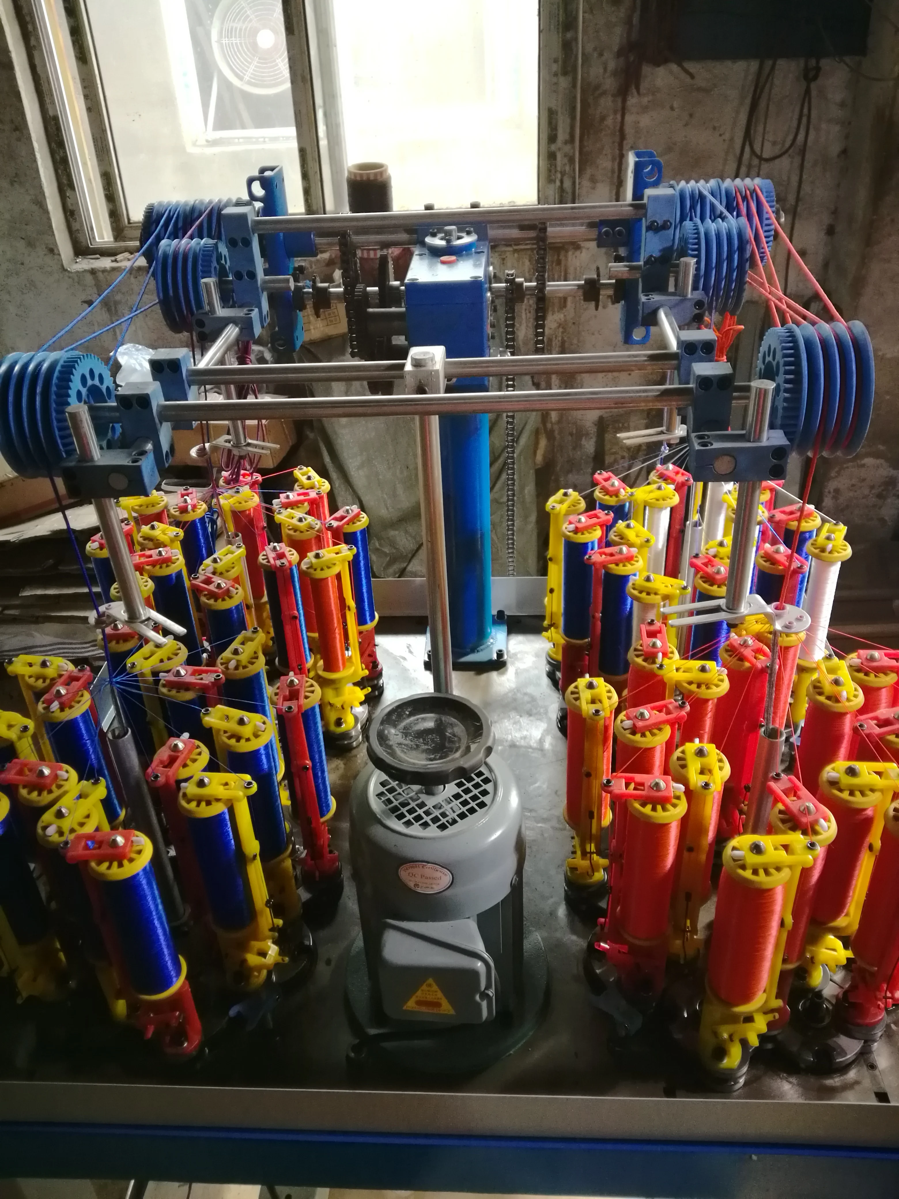 90-16*4 round rope braiding machine elastic rope elastic belt high speed  braiding machine