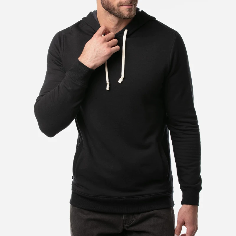 Promotional Good Quality Winter Techwear Fashion Polyester Premium Custom Color Men Hoodies
