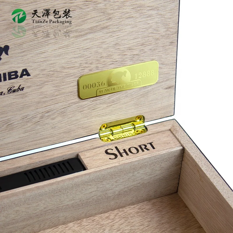New Design Luxury Cigar Box Cigar Storage Case High glossy Wooden Cigar Humidor