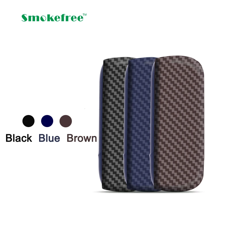 
China Supplier TPU Carbon Fiber Pattern cover Soft case for use with IQOS 3.0 