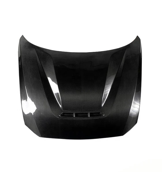 Auto Part Front Bonnet Dry Carbon Fiber Engine Cover For 2 Series F22 Upgeade M2 Style Hood 2014-2021