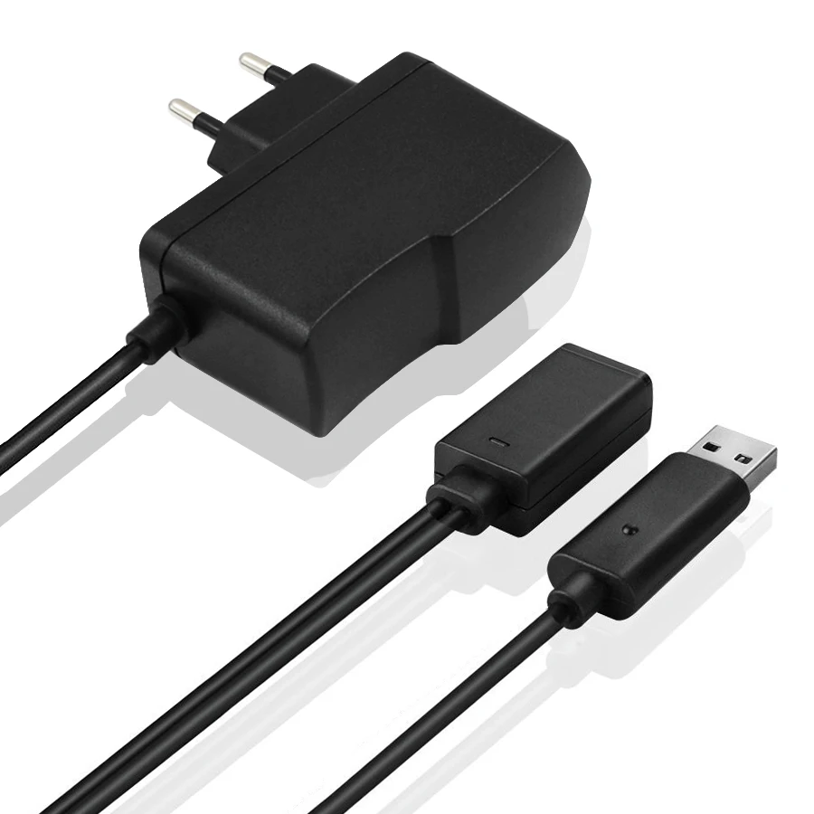 EU Plug Sensor Wall Mount AC Charger for Xbox 360 Xbox Kinect