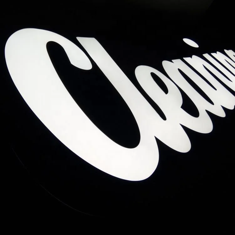 Waterproof Led Illuminated Outdoor Light Channel Store Front Led Signs