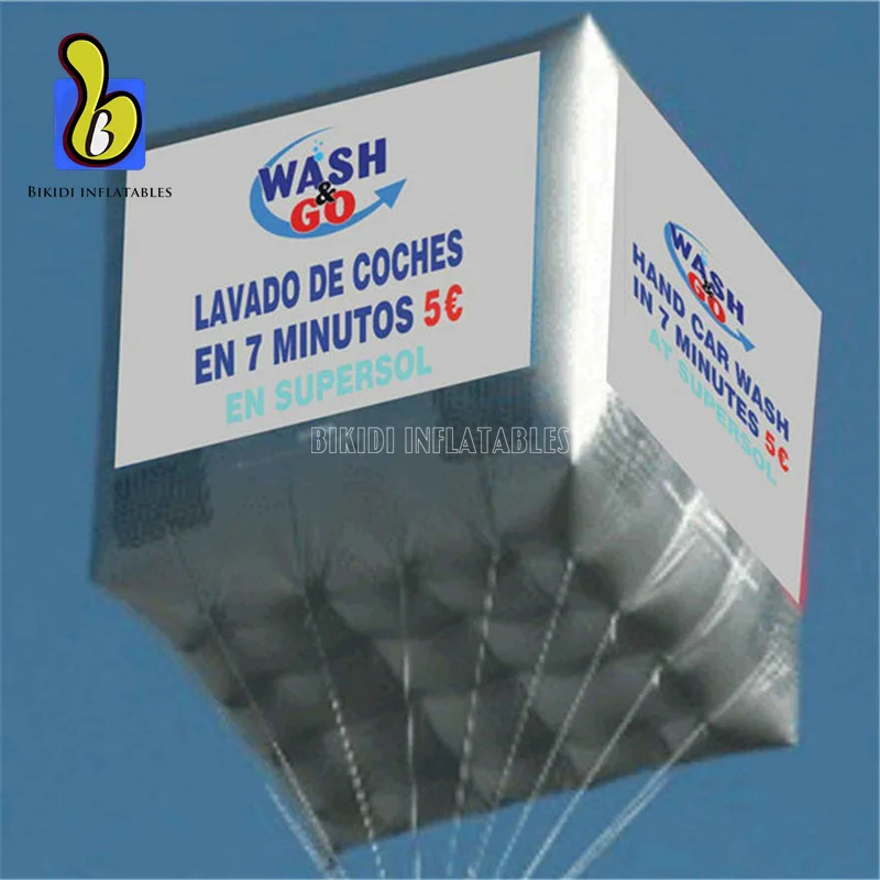 Factory Price OEM Service Promotion Custom Print Logo PVC Cube Inflatable Balloon for Event Decoration