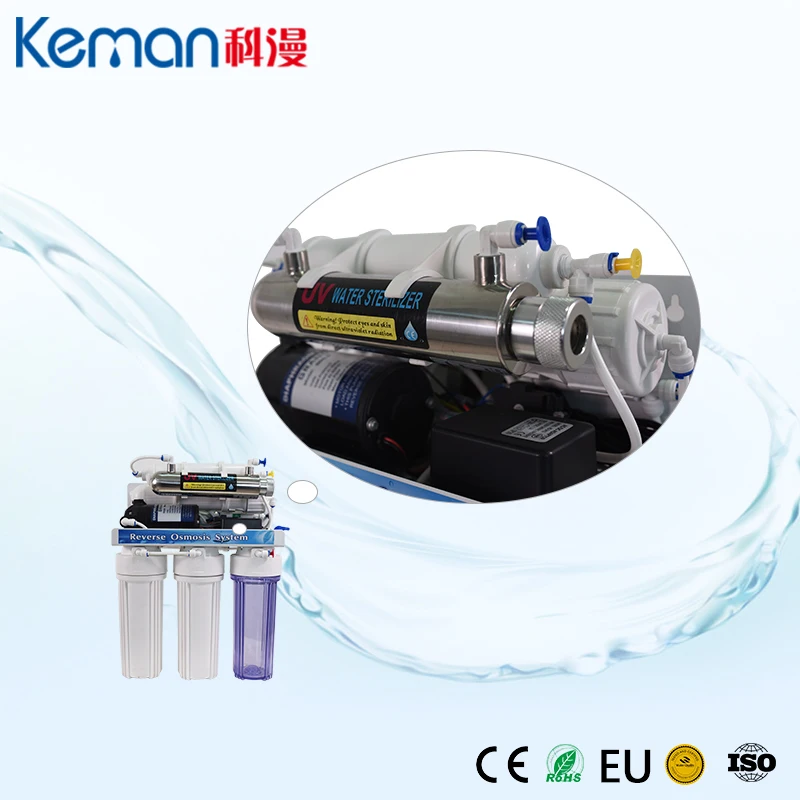 5 stage ro water filter system for water treatment with 3G plastic pressure tank