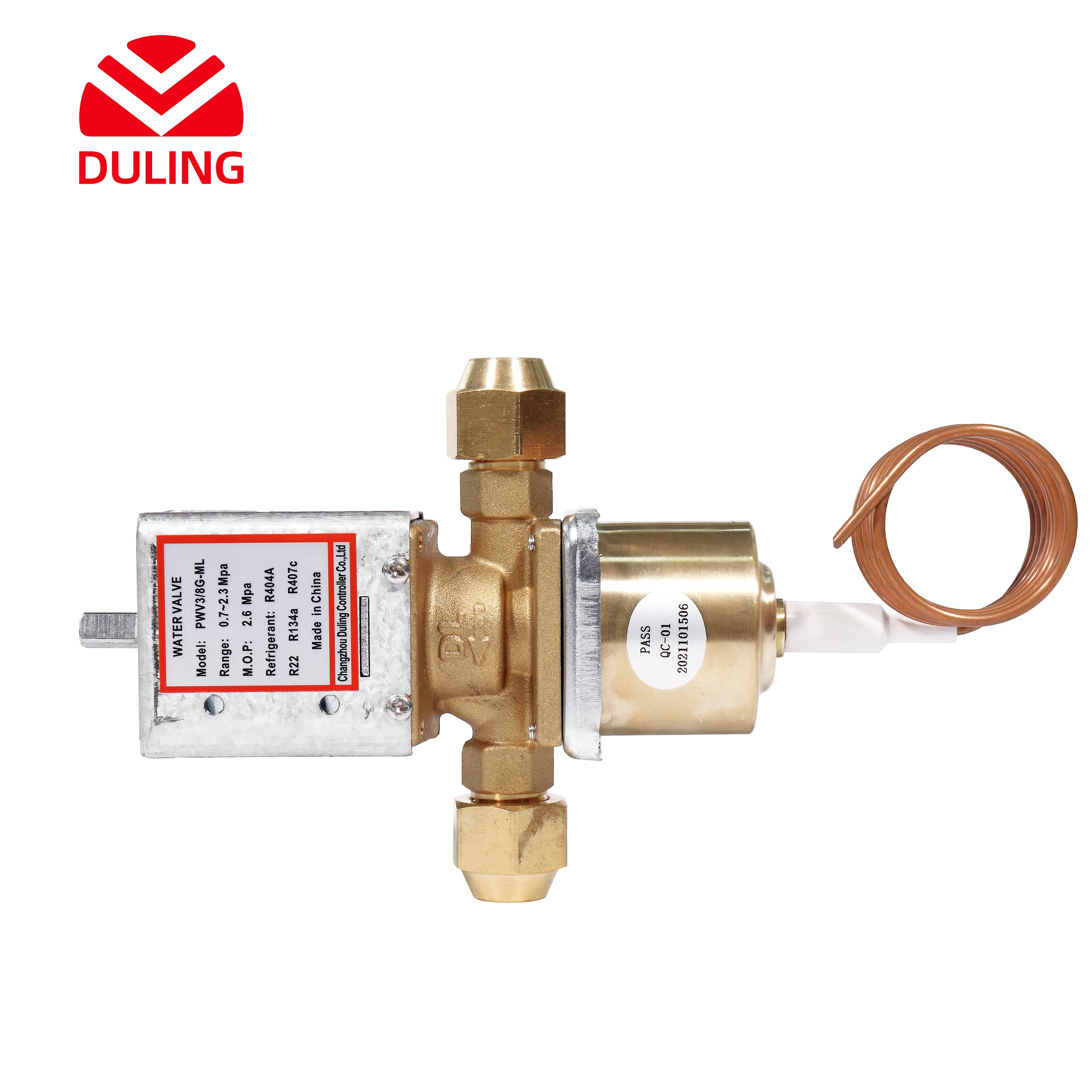Temperature Controlled Water Flow Control Valve for Refrigeration Equipment