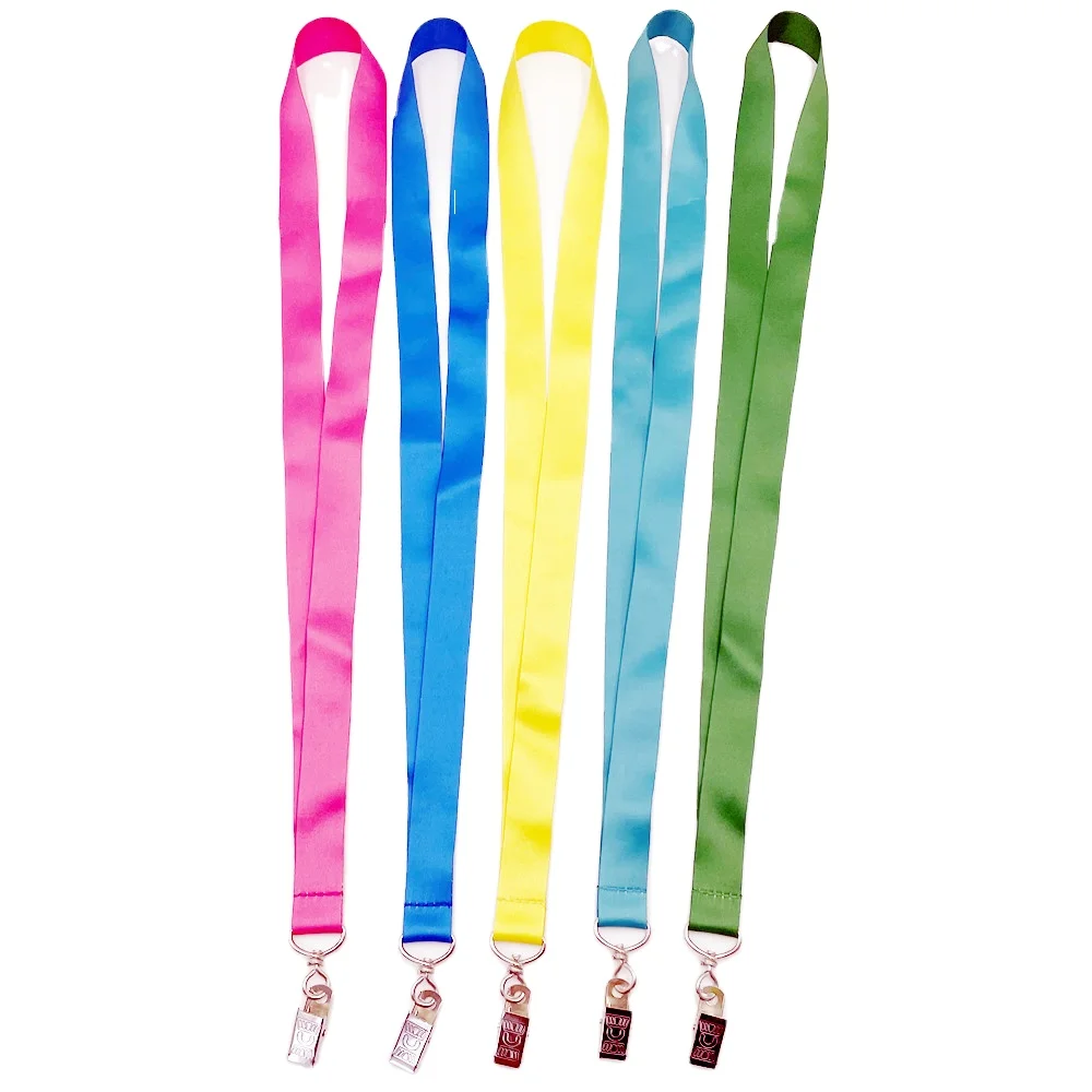 
Manufacturer customized nylon silk screen printing lanyard exhibition permit lanyard rope with cell phone clip 