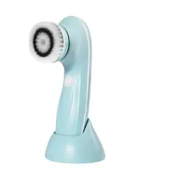 3-in-1 Electric Face Wash Brush Skin Clean Pore Cleaner SPA Beauty Relief Massager Rotating Rechargeable Facial Cleansing Brush