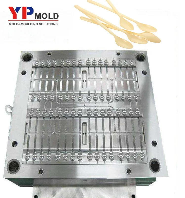Customized High Precision 24 cavity mold maker hot runnder plastic spoon Plastic Injection Mold Mould