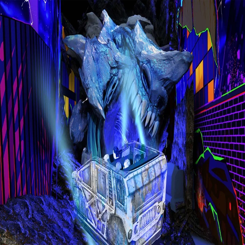 Virtual Reality Dark Ride for Amusement Park