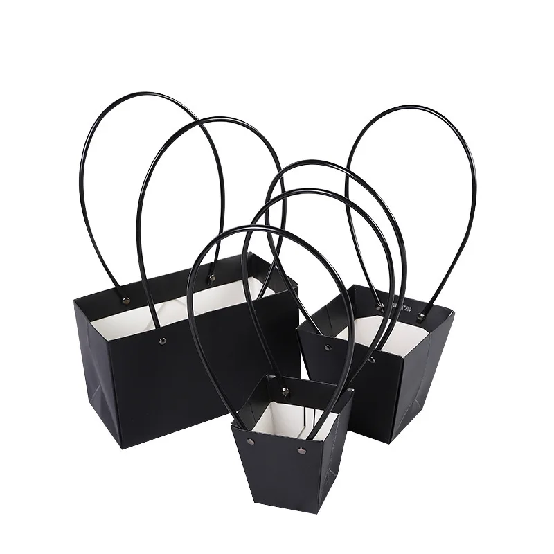 flower packaging box pvc hand flower box florist diy flower arrangement materials