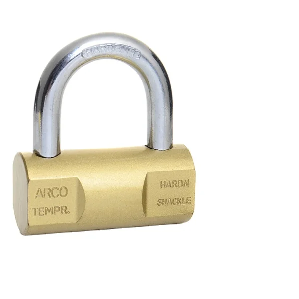 YH9182 Hammer shaped solid brass padlock