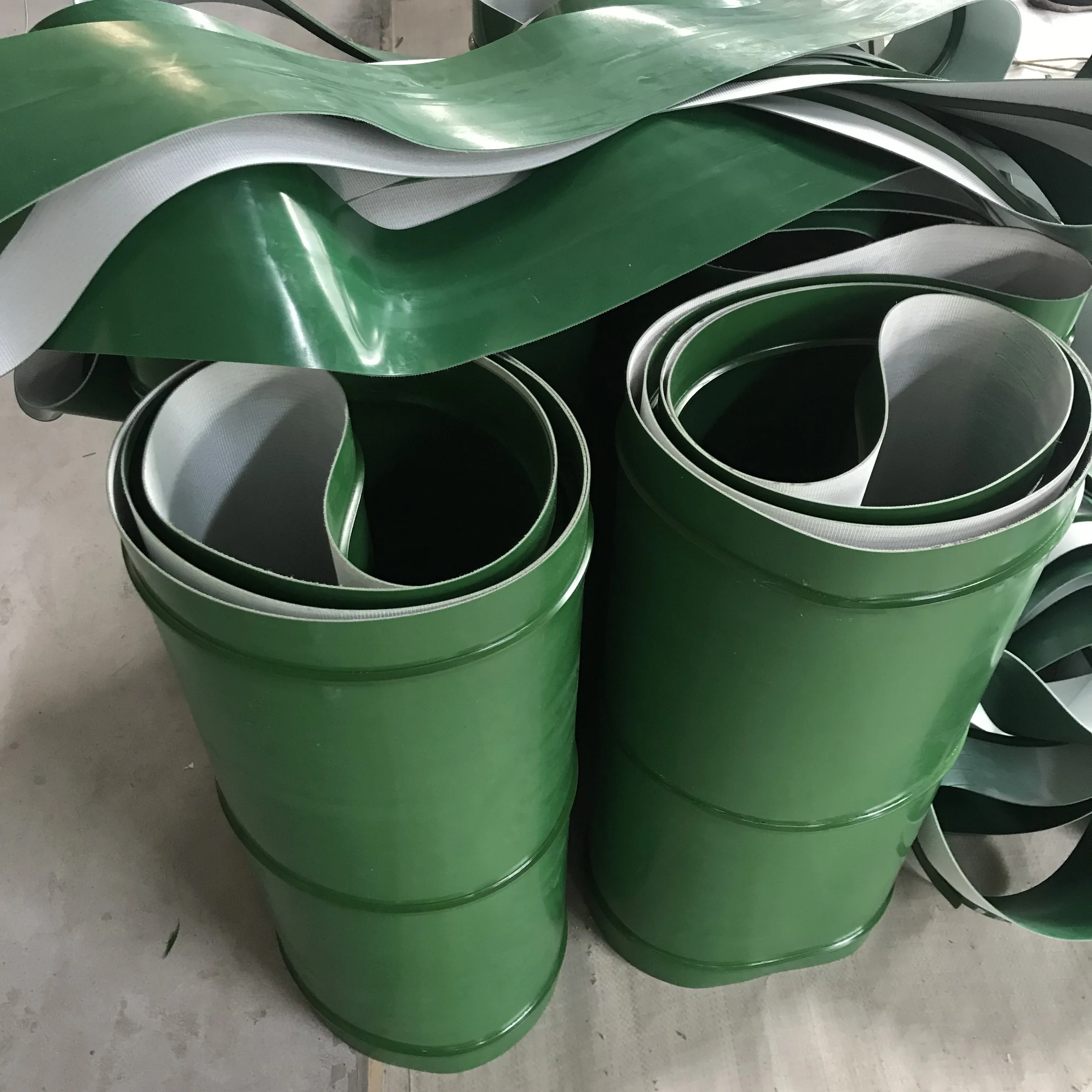Custom Various Pattern Smooth Logistics Ceramic Food Industrial Factory Manufacturer PVC PU PE Conveyor Belt