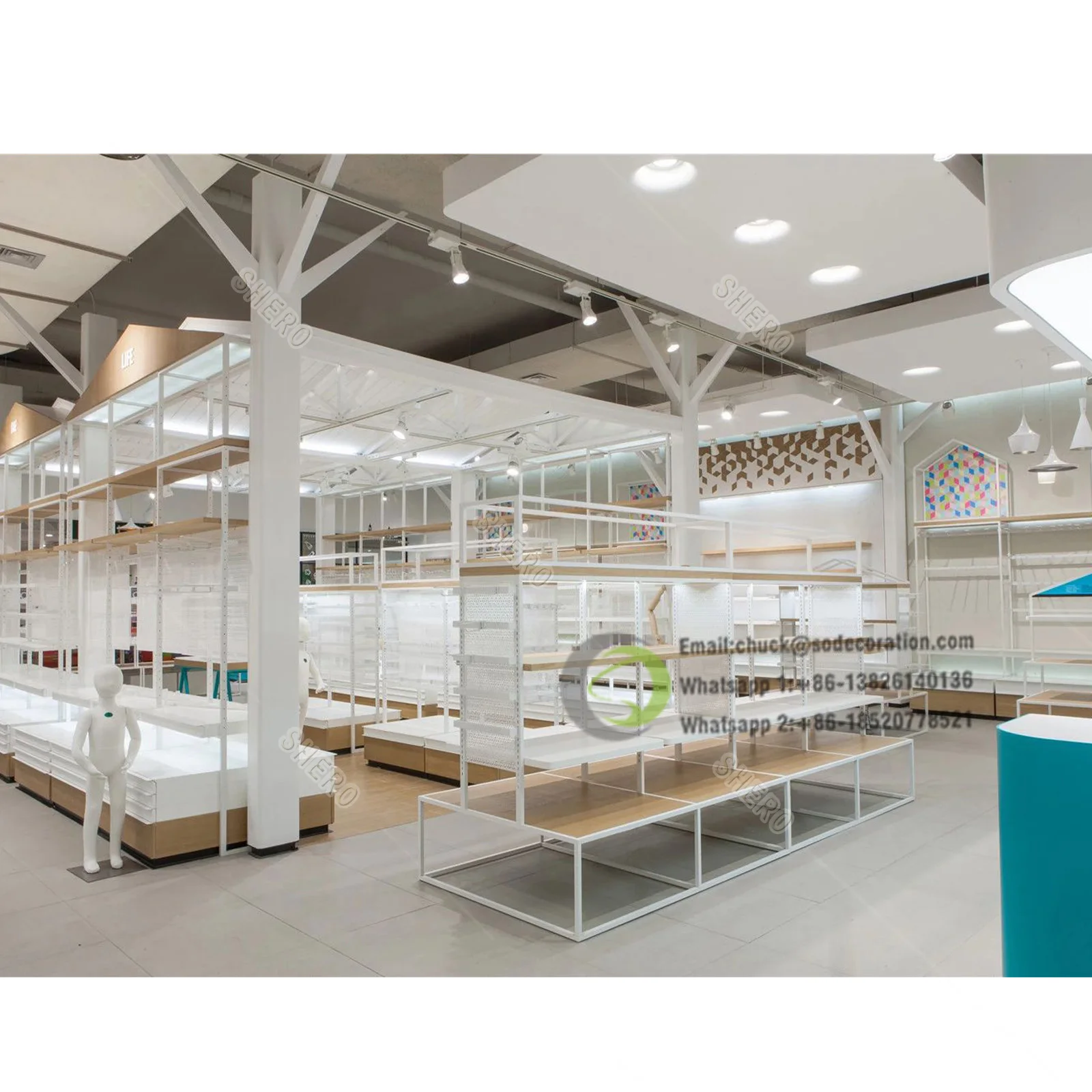 Retail Store Interior Design Supermarket Design Layout Modern Grocery Store Furniture