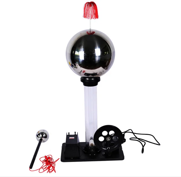 Gelsonlab HSPE-005C Dual Hand and Electric Driven Van De Graaff Generator wth speed control