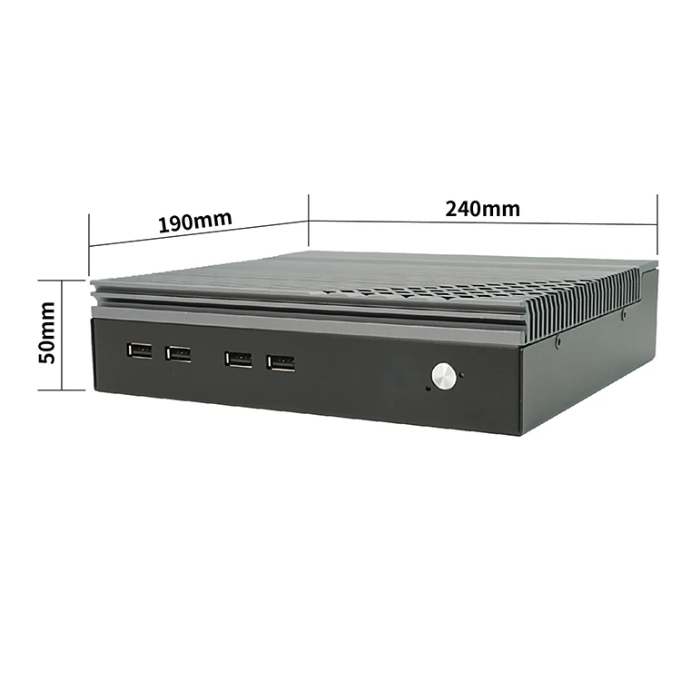 Rugged Industrial PC Classis Embedded Computer Core i3 i5 i7 10th Gen CPU 9~36V DC GPIO DDR4 RAM 128GB SSD Fanless Mini PC