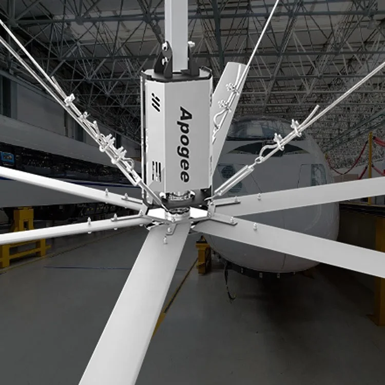 Apogee 24ft warehouse Use  Energy Saving   HVLS Ceiling Fan  with Geardrive Motor