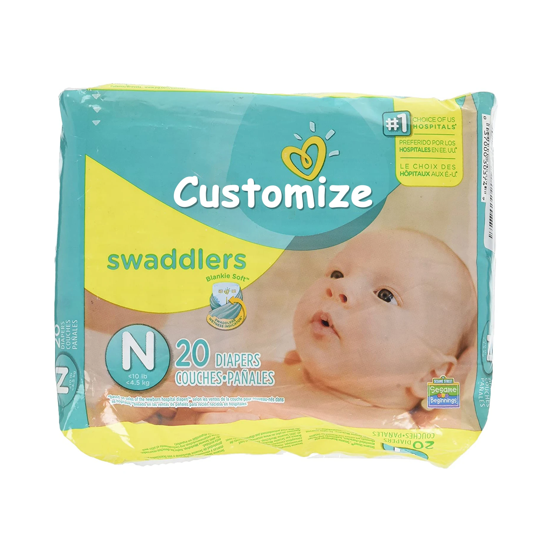 Disposable Baby Diapers Newborn Bulk Chinese Organic Premium Nappies Wholesale Top Brand Baby Diapers