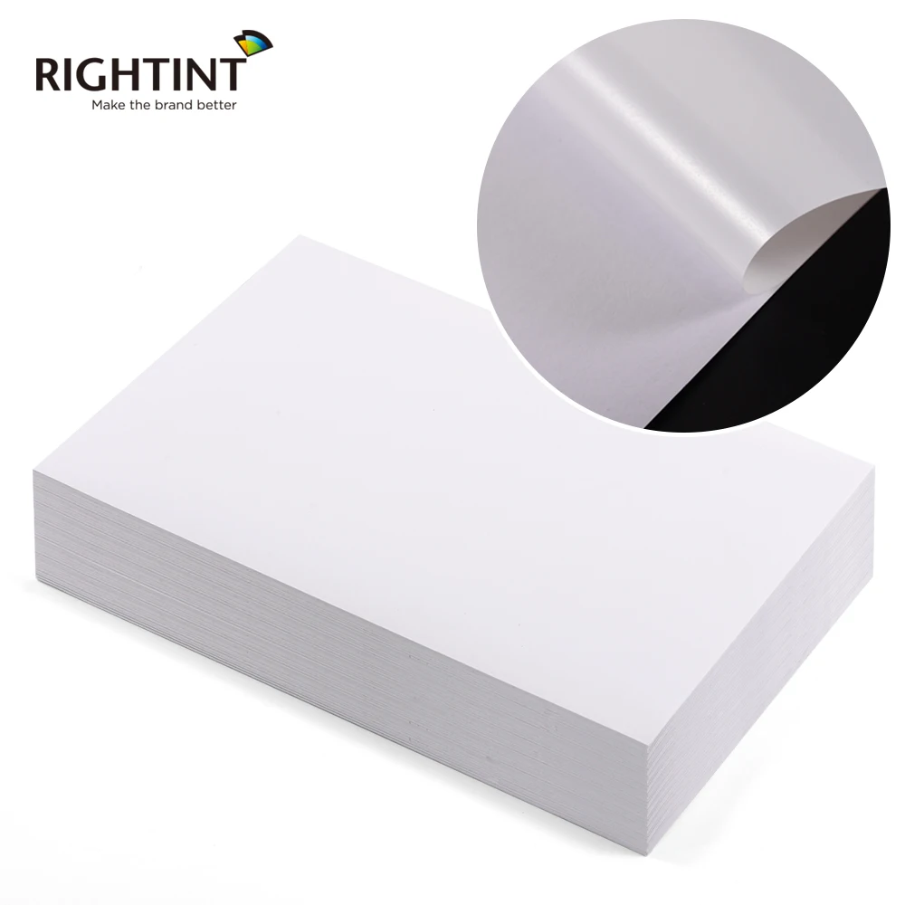 Сильного прилипания 50 микронов белая матовая Самоклеющаяся Пленка ПЭТ стикер