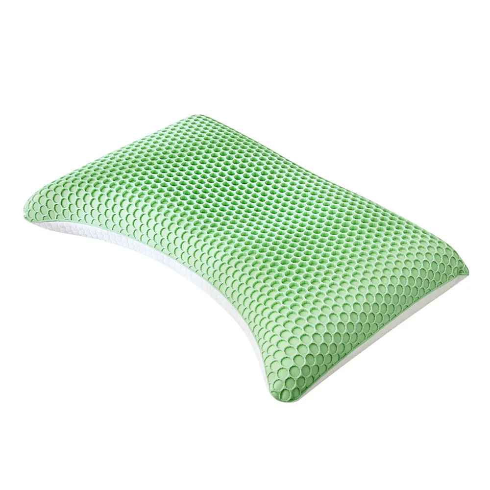Cooling Custom Pillow Best Sleep Bed cooling curved ergomomic pillow cervical Memory Foam tpe cold pillow