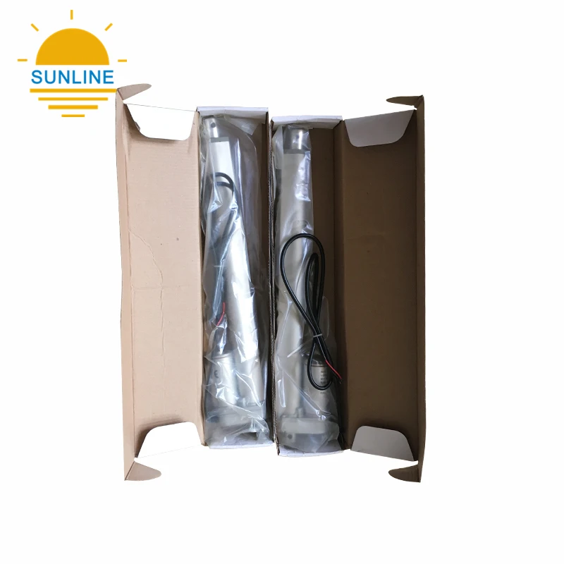 12V linear Actuator with servo motors for motion platform Load Force 40N Speed 15mm/s Stroke 300mm IP54/IP65