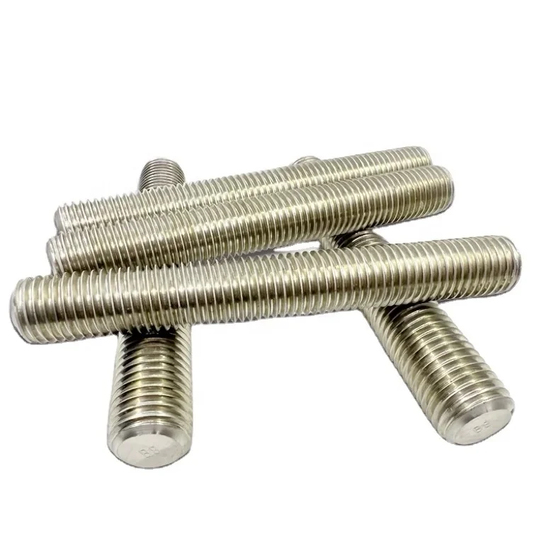 SS316 L ASTM A193 B8 B8m  Stainless Steel Stud Bolt And Nut