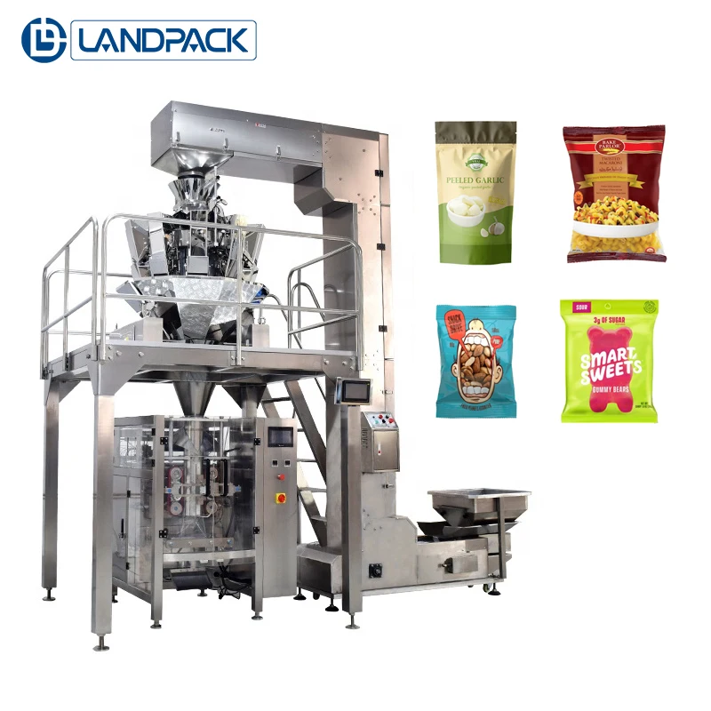 Landpack granule cashew nut nitrogen cashew nut seal peanut packing machinery nitrogen
