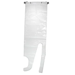 low cost disposable aprons food grade white disposable apron disposable hospital apron