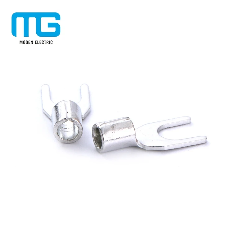 high quality SV series  Female Disconnects Crimp Terminal Non-insulated spade terminal lugs